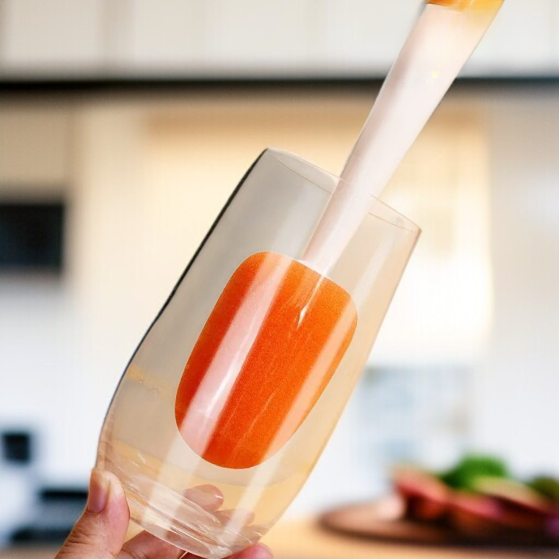 가정용컵솔 다용도 긴 손잡이 세척솔 유리컵 틈새솔 텀블러 사각 세척 트리플 브러쉬