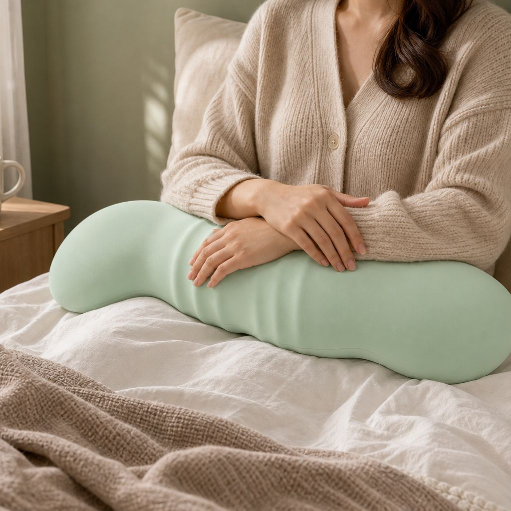 Memory foam leg-pinching pillow, cute seahorse pillow, long pillow for pregnant women and children, 