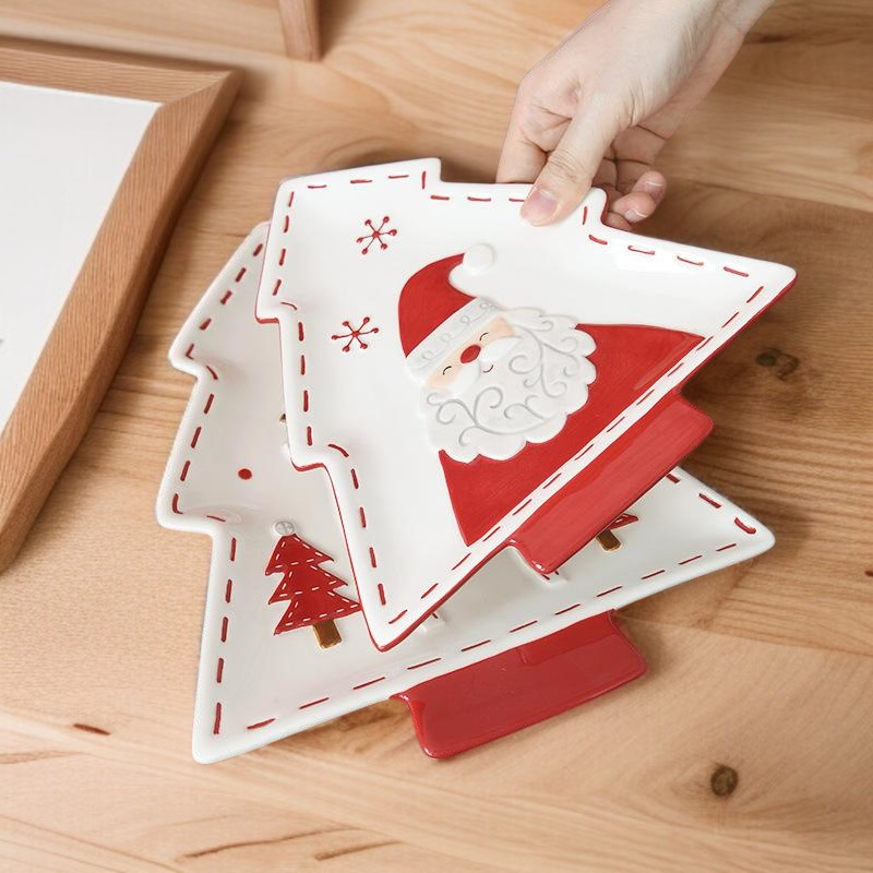 크리스마스 트리 모양 식판
