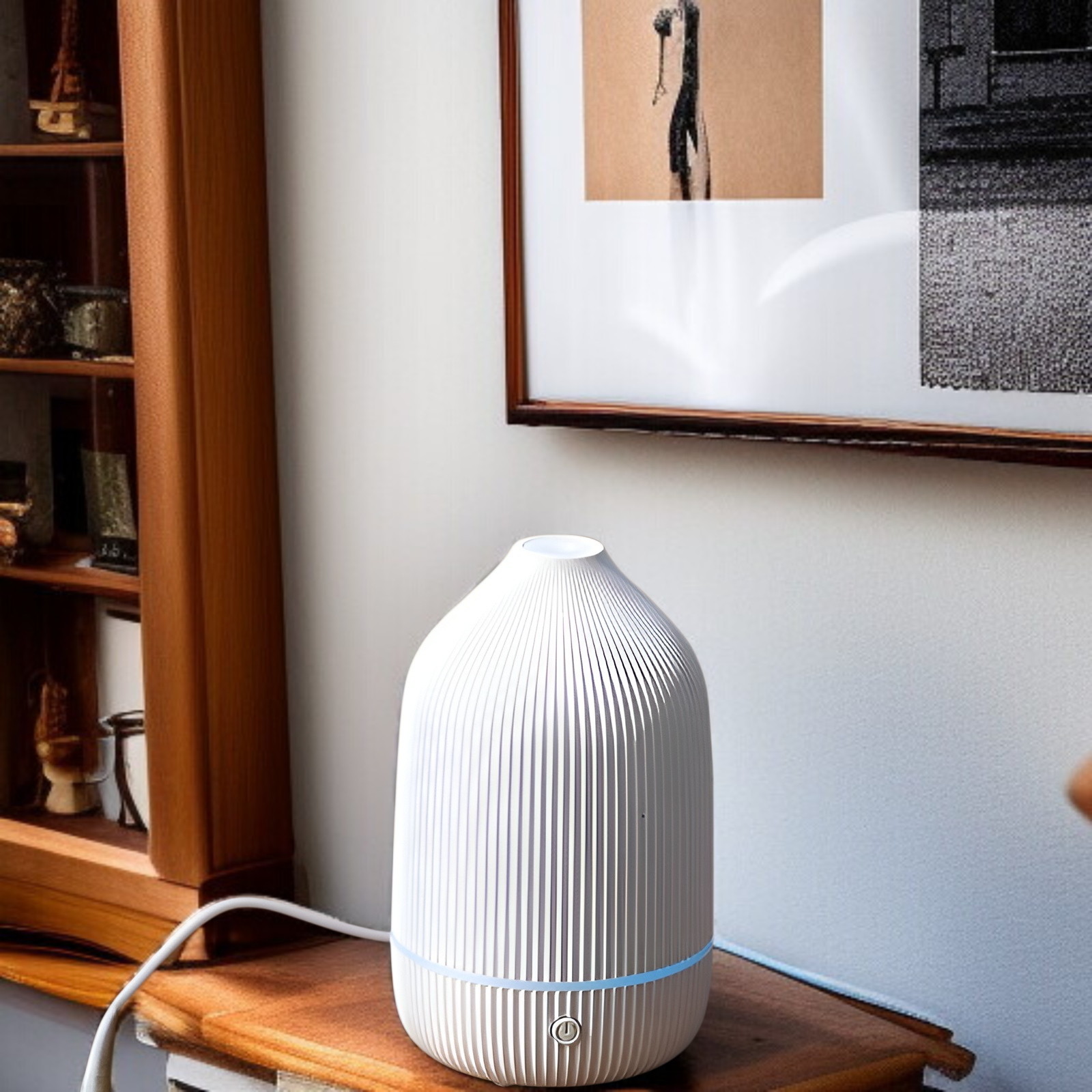 エッセンシャルオイル専用アロマセラピーマシン 寝室 ベッドサイド アロマセラピー加湿器 家庭用 室内 USB 自動スプレー アロマセラピー