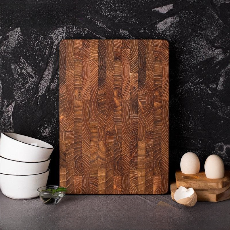 Teakholz Schneidebrett für hygienisches Arbeiten