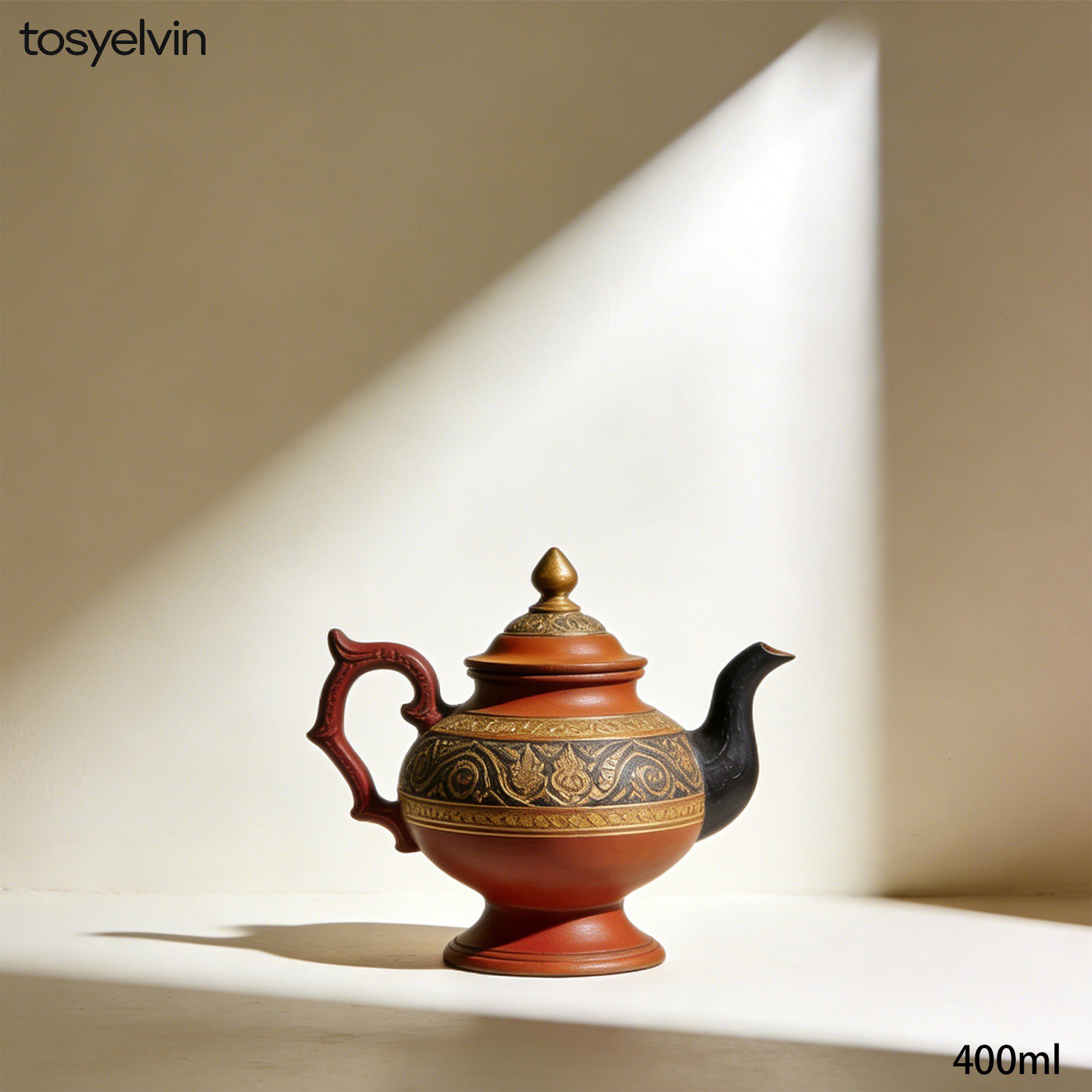 ชุดกาน้ำชาพอร์ซเลนตกแต่งโต๊ะน้ำชา