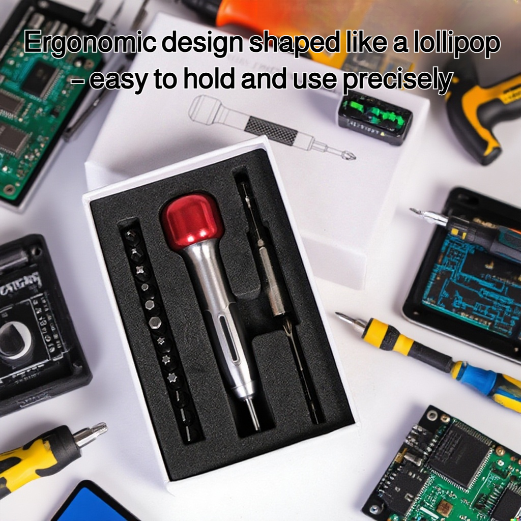 Multifunctional magnetic screwdriver set with various bits