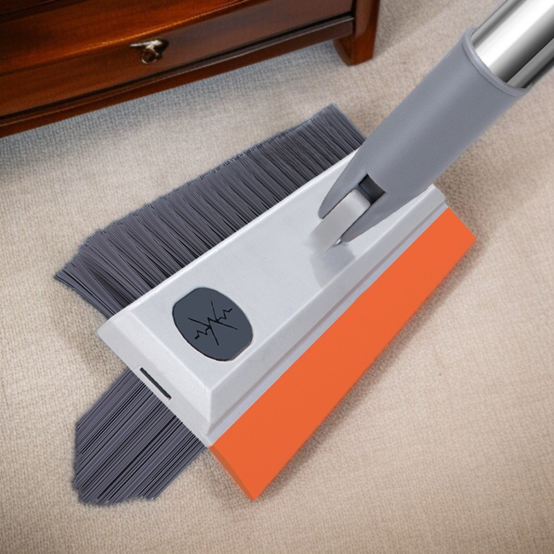 가정용 스테인리스 신축 진드기 제거 바닥 브러시 3인 1 욕실 와이퍼 빗자루 화장실 신축 바닥 브러시