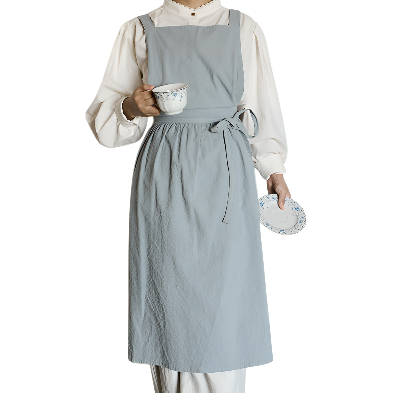 통기성이 뛰어난 주방용 면 에이프런