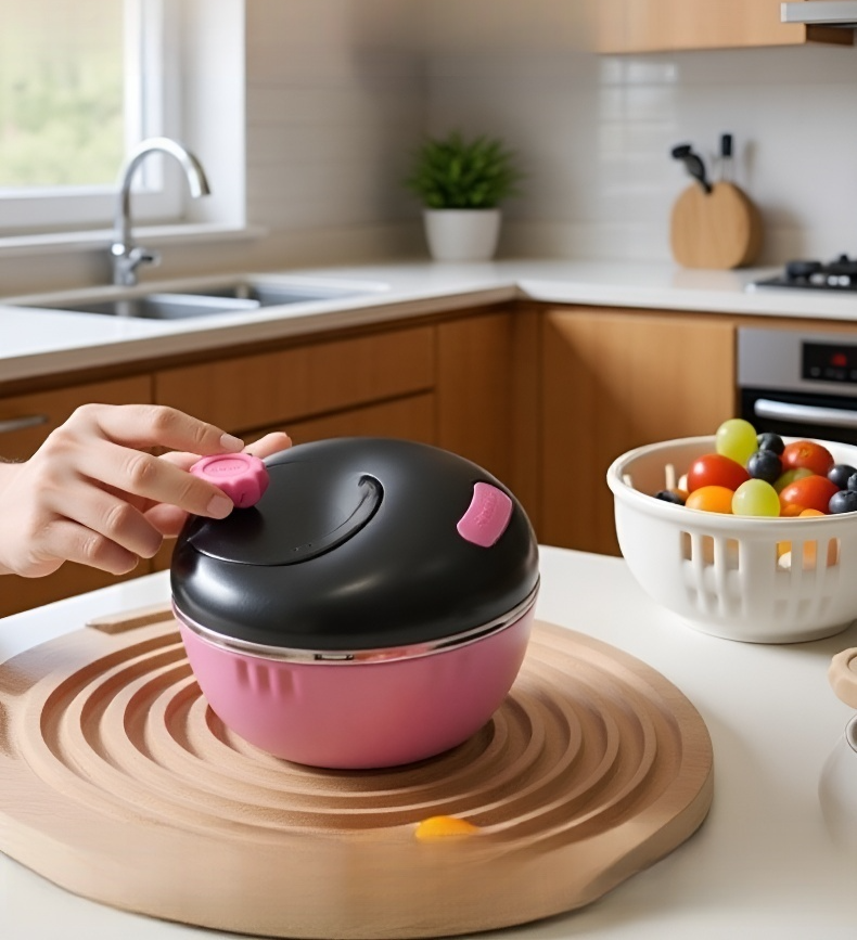 Łatwa obsługa wirówki do mycia warzyw