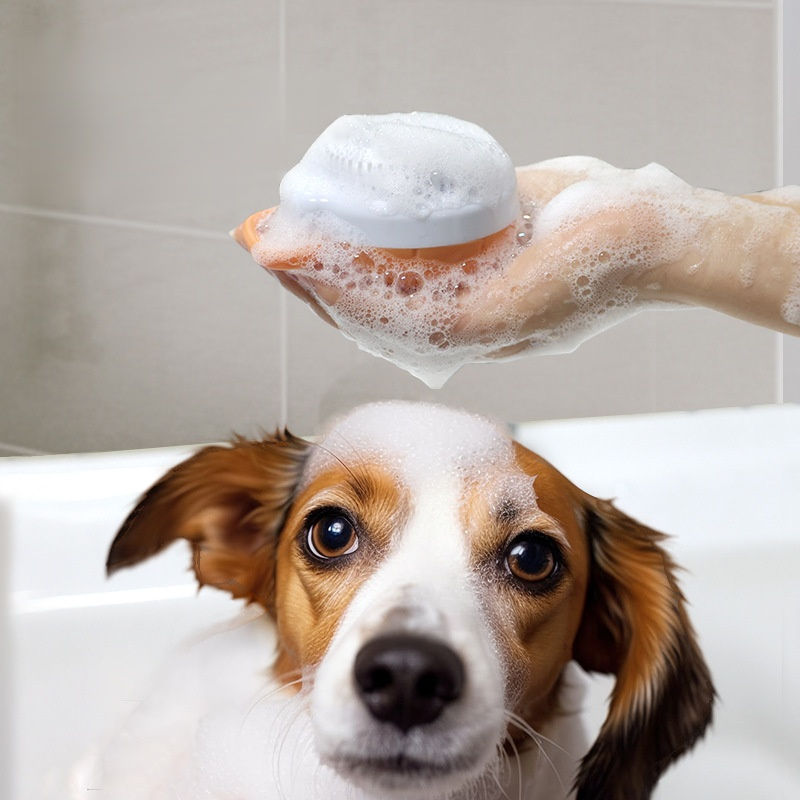 Dog and Cat Massage Cleaning Brush