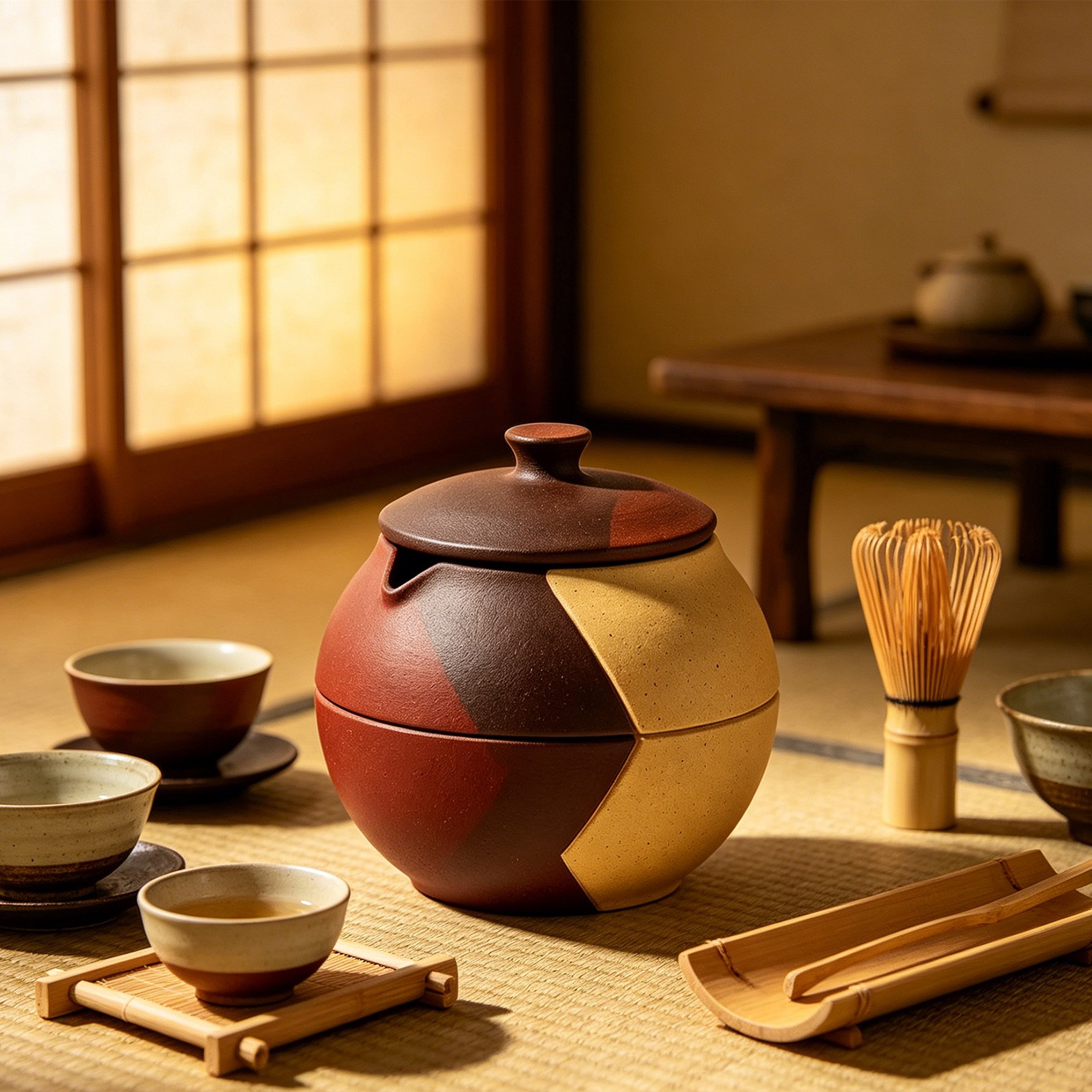 Yixing Clay Teapot Set (Pack of 2)