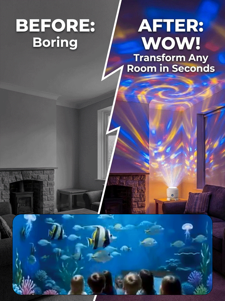 Immersive Holographic Projection Lamp