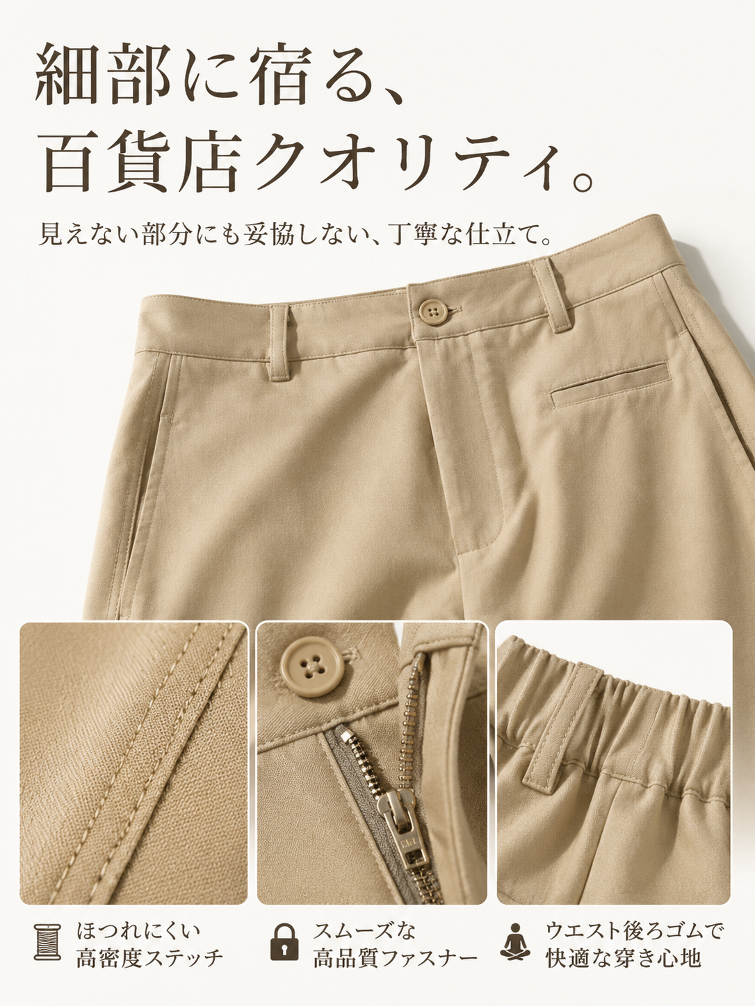Monolly 接触冷感 美脚ワイドパンツ | 大人の自信を引き出す