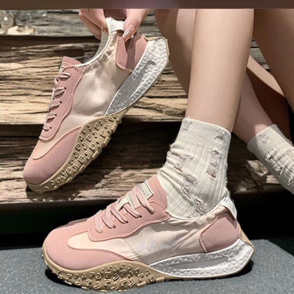 키높이 구두 캐주얼 보드화 실크 화이트 슈즈 여성 빵 아간 슈즈