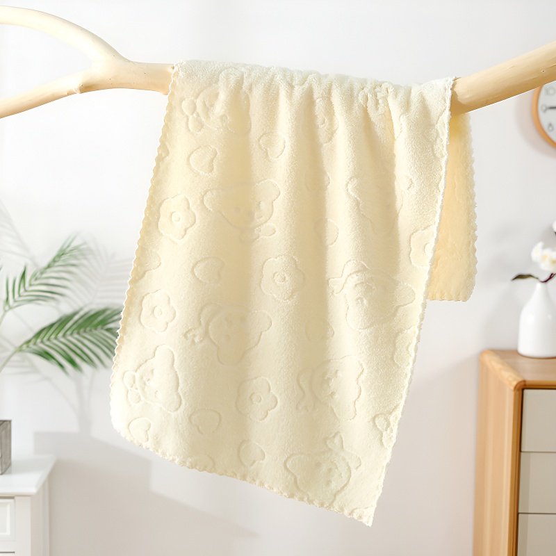 可愛小熊圖案毛巾