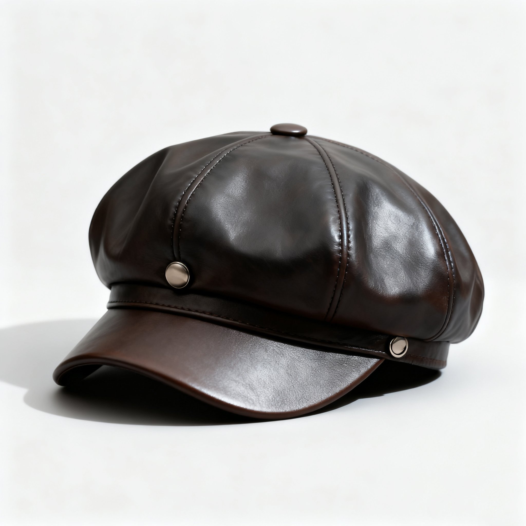 PU인조가죽 팔각 모자 세트 (8개)