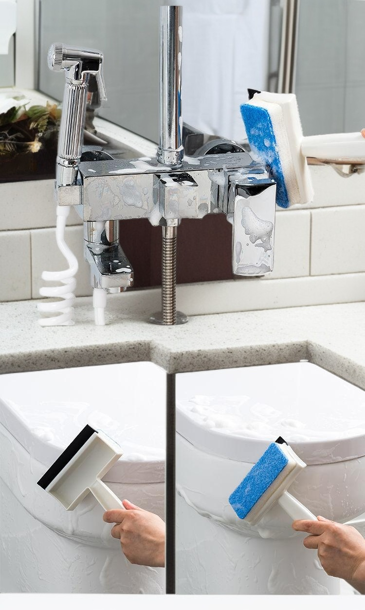 강력한 세정력 욕실 브러시