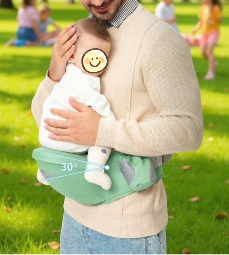 安全設計のベビーヒップスツール