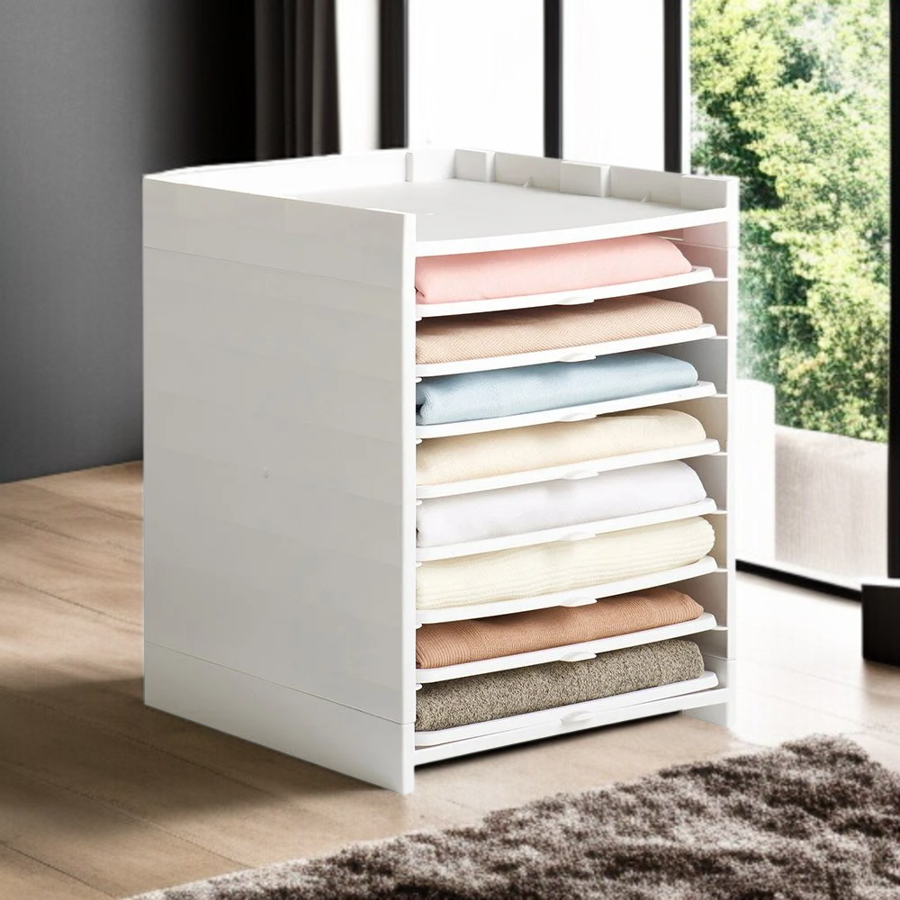 오슬러 슬라이딩 옷정리 트레이 1단