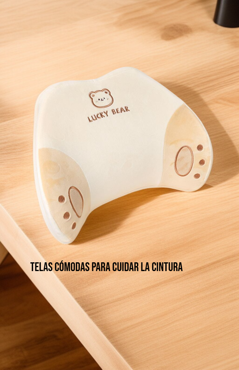Almohada de cuello para coche con diseño de dibujos animados