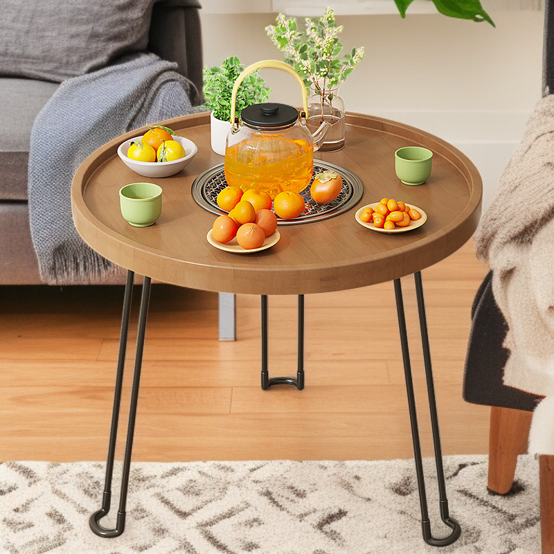 다기능 소형 커피 테이블 사이드 캐비닛 소파 조합 테이블 거실 및 발코니용