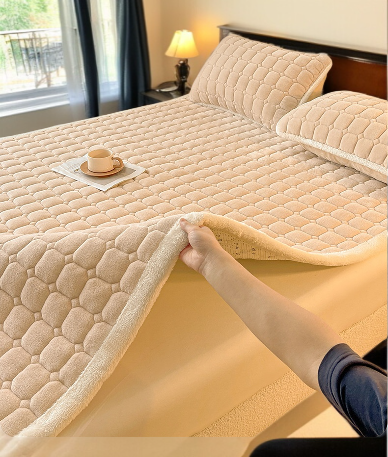 학생 기숙사 싱글 매트리스 침대 연출