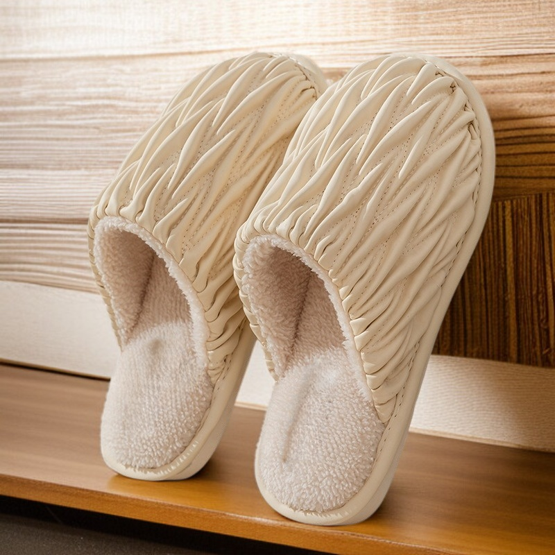 女士防滑保暖拖鞋