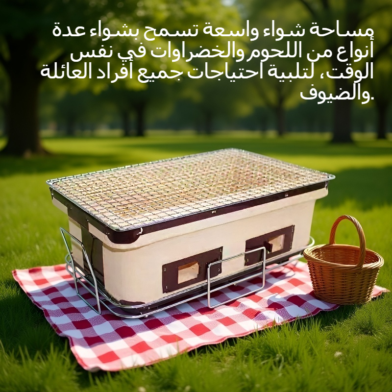 شواية خفيفة الوزن وسهلة الحمل للرحلات والتخييم