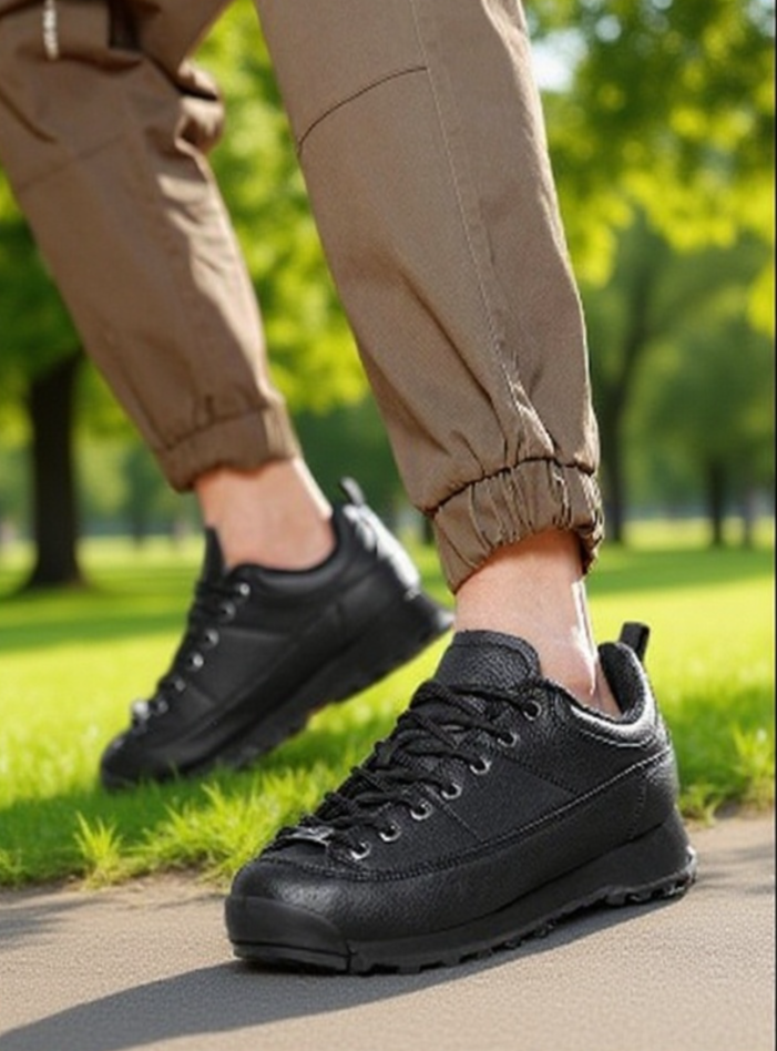 軽量設計のローカットハイキングシューズ