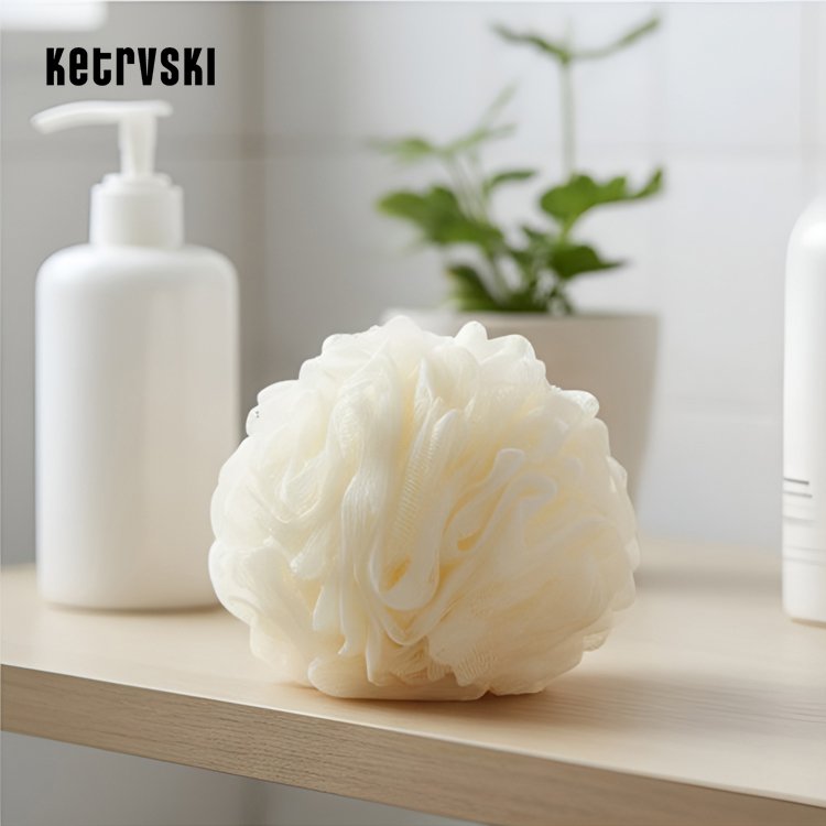 베이지색 욕조 세척볼(3개)