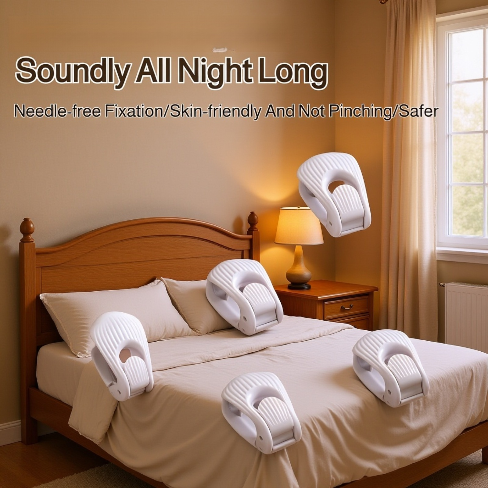 Non-slip Shell Sheet Clips, Secure Bed Sheets and Covers