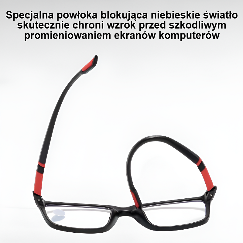 Okulary korekcyjne do widzenia do bliży i dali, okulary blokujące niebieskie światło dla seniorów