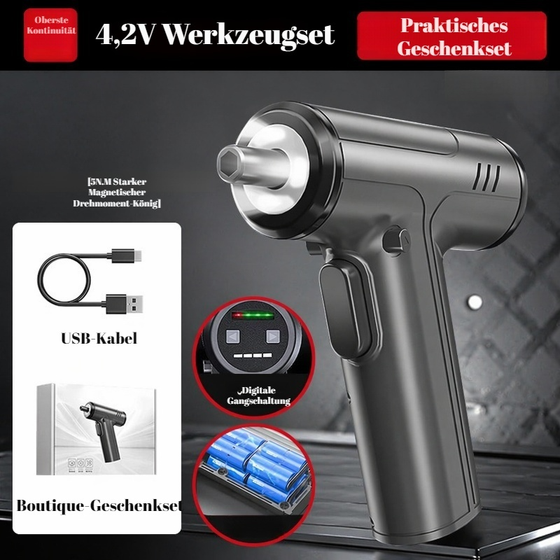 Kleines elektrisches Bohrerset für den Heimgebrauch