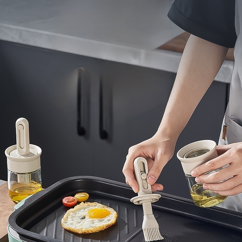 耐熱家庭用オイルポットブラシ付き