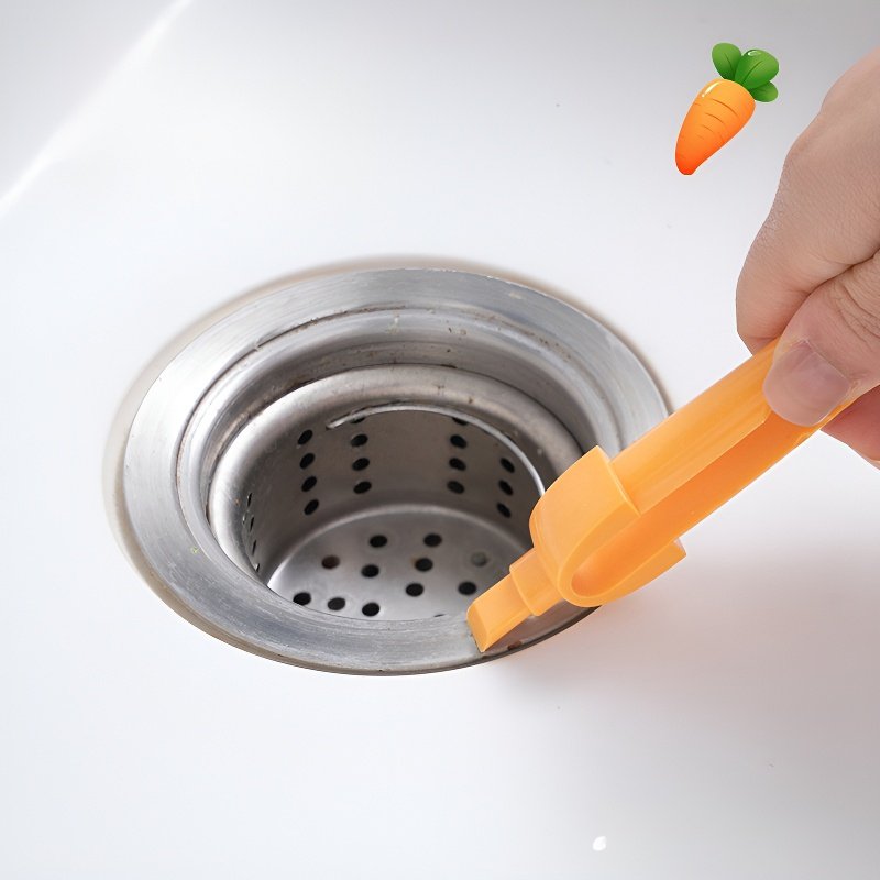 Bathroom Multi-Functional Cute Hair and Trash Clip