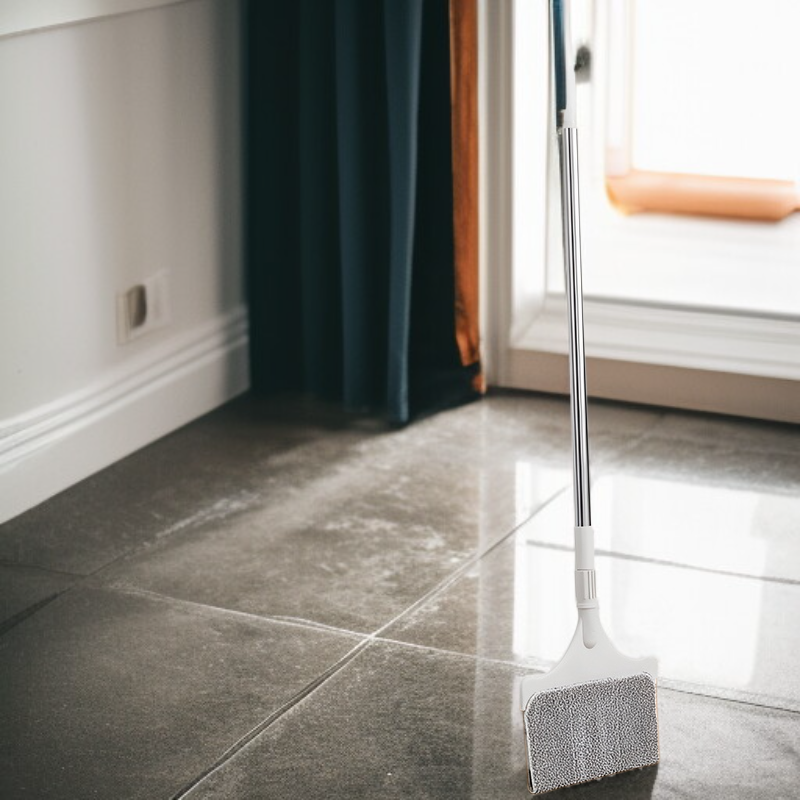 Telescopic Double-sided Lazy Household Glass Window Cleaning Brush