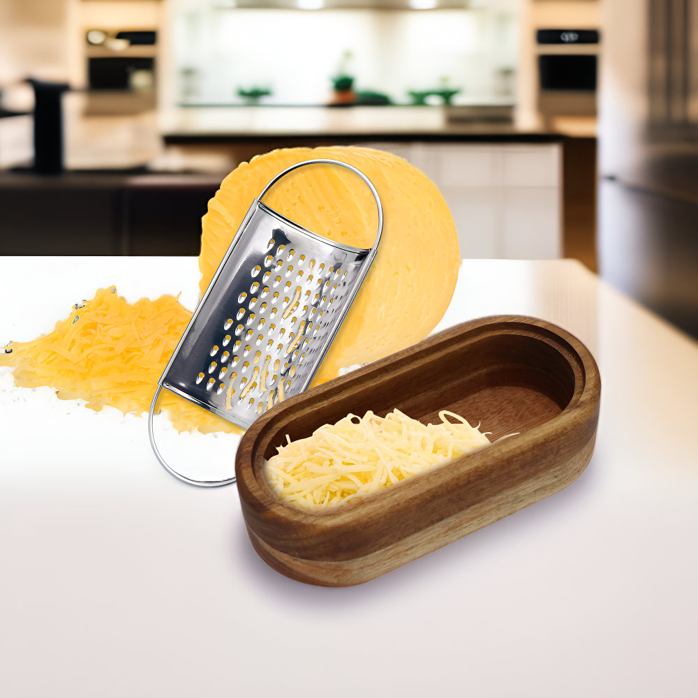 Rallador de queso de acero inoxidable