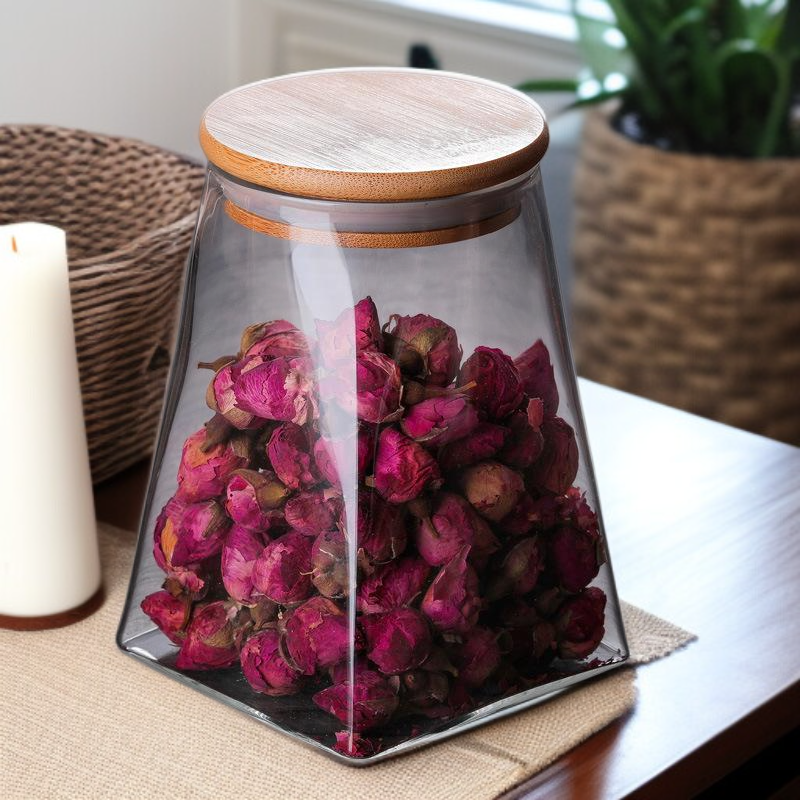 주방 유리 밀폐 용기 곡물 차 사탕 저장통 분유 수납통