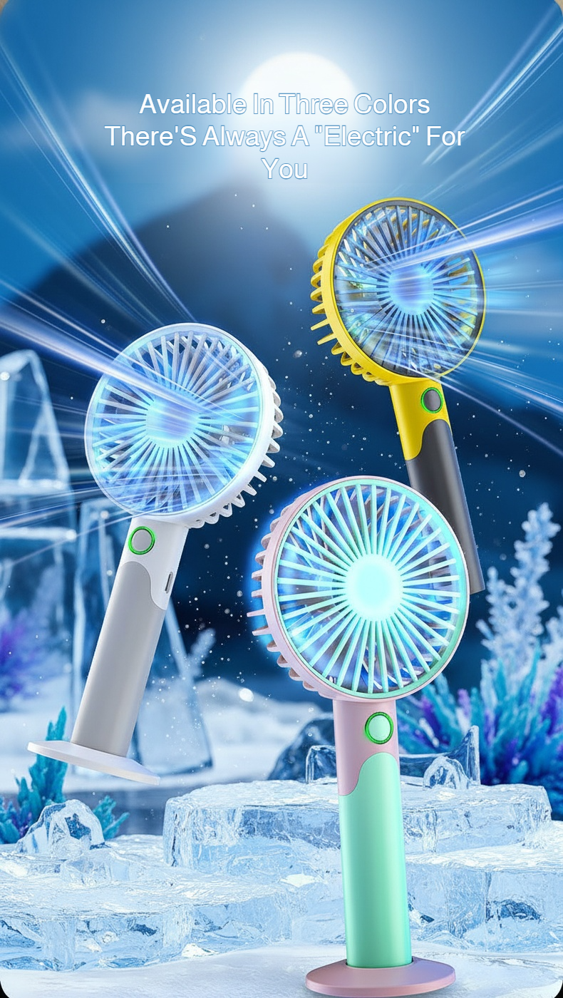Lightweight portable fan for summer