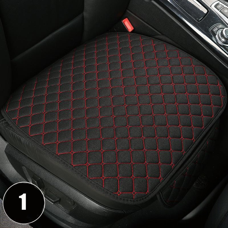Linen car seat cushion universal car seat cushion car seat cover car seat cushion three piece set se