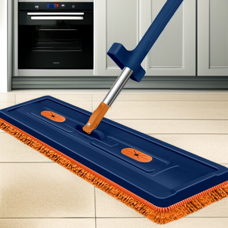 Modern tile floor cleaner with dual vacuum and mop