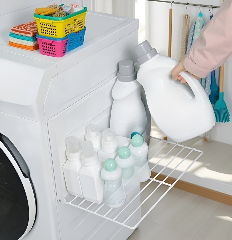 Foldable dirty clothes storage basket for small spaces