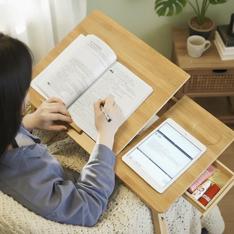 Table pour ordinateur portable avec pieds pliables