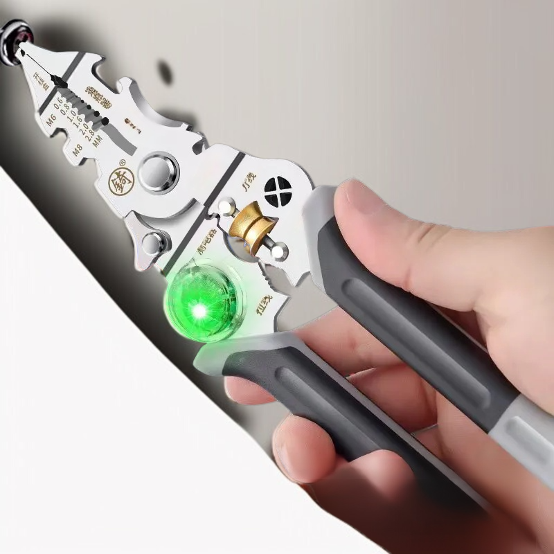 다용도 스트리퍼 자체 측정펜 십합일 전기공전용 압선 전단 펜 전기 권선 스트리퍼 전용공구