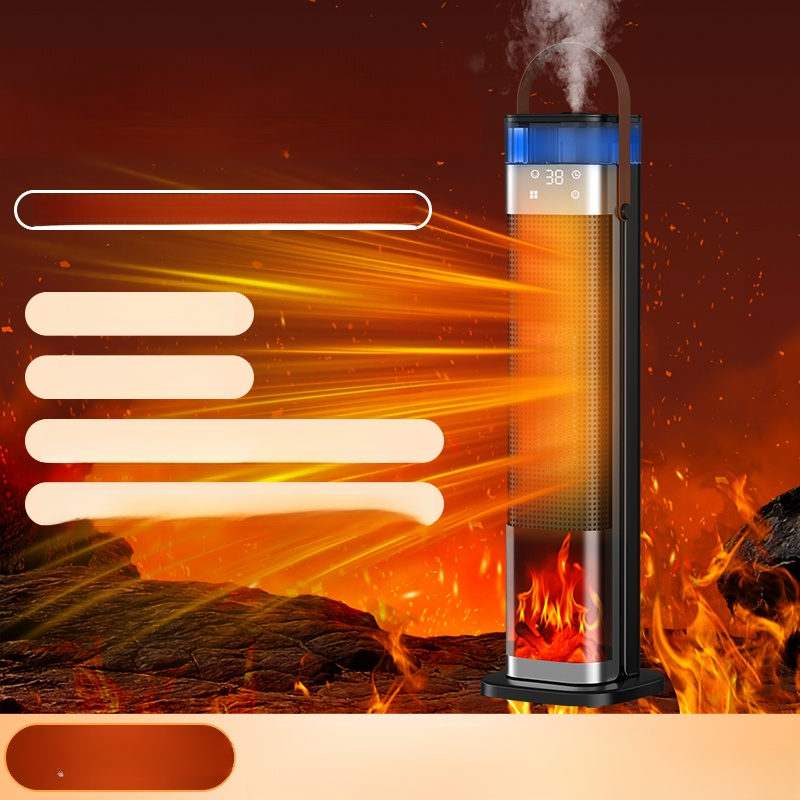 Calefactor eléctrico portátil para el hogar con protección contra sobrecalentamiento