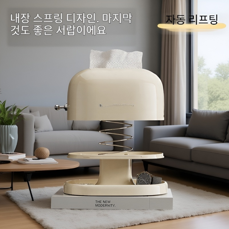 가정용 이중 스프링 리프트 티슈박스