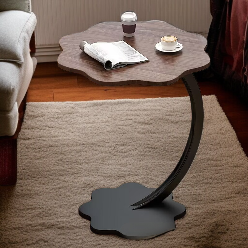 소파 옆 이동 가능 사이드 테이블 진열대