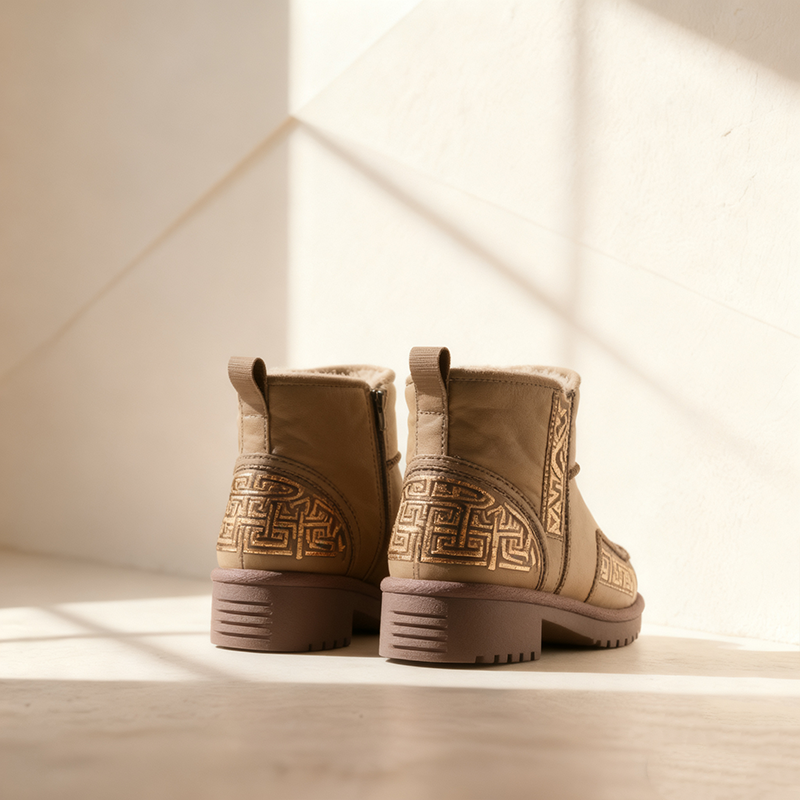 편안한 남성 면화 신발 측면 이미지