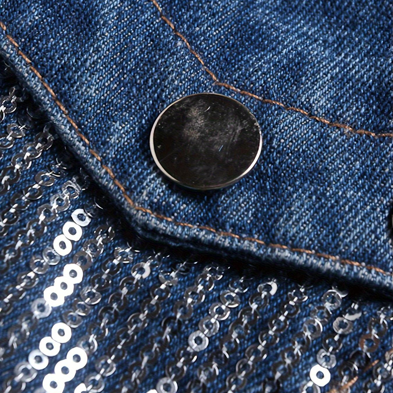 レディースデニムベスト