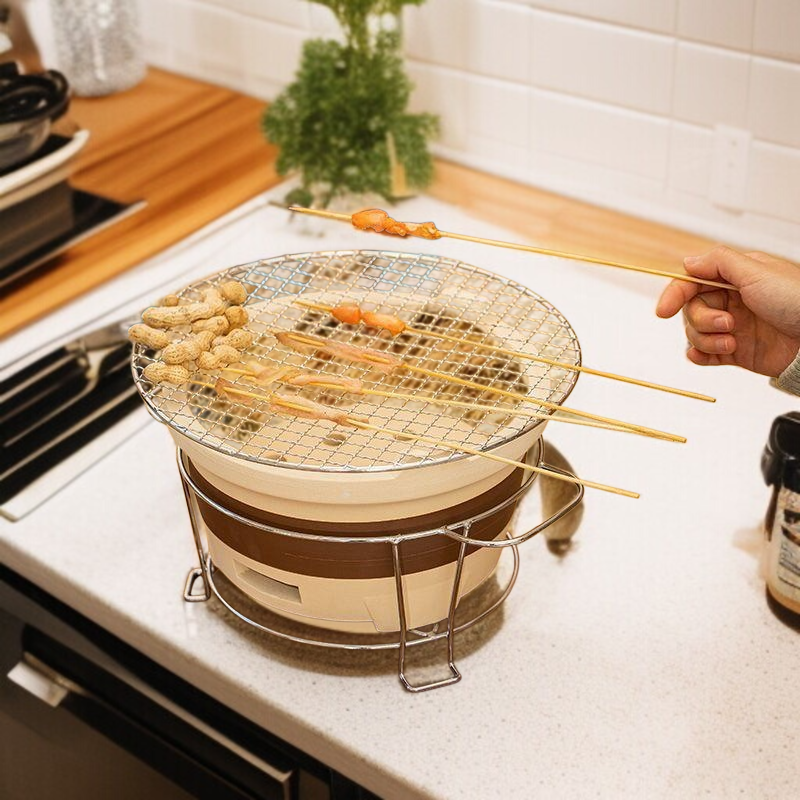 焼き鳥グリルの詳細構造写真