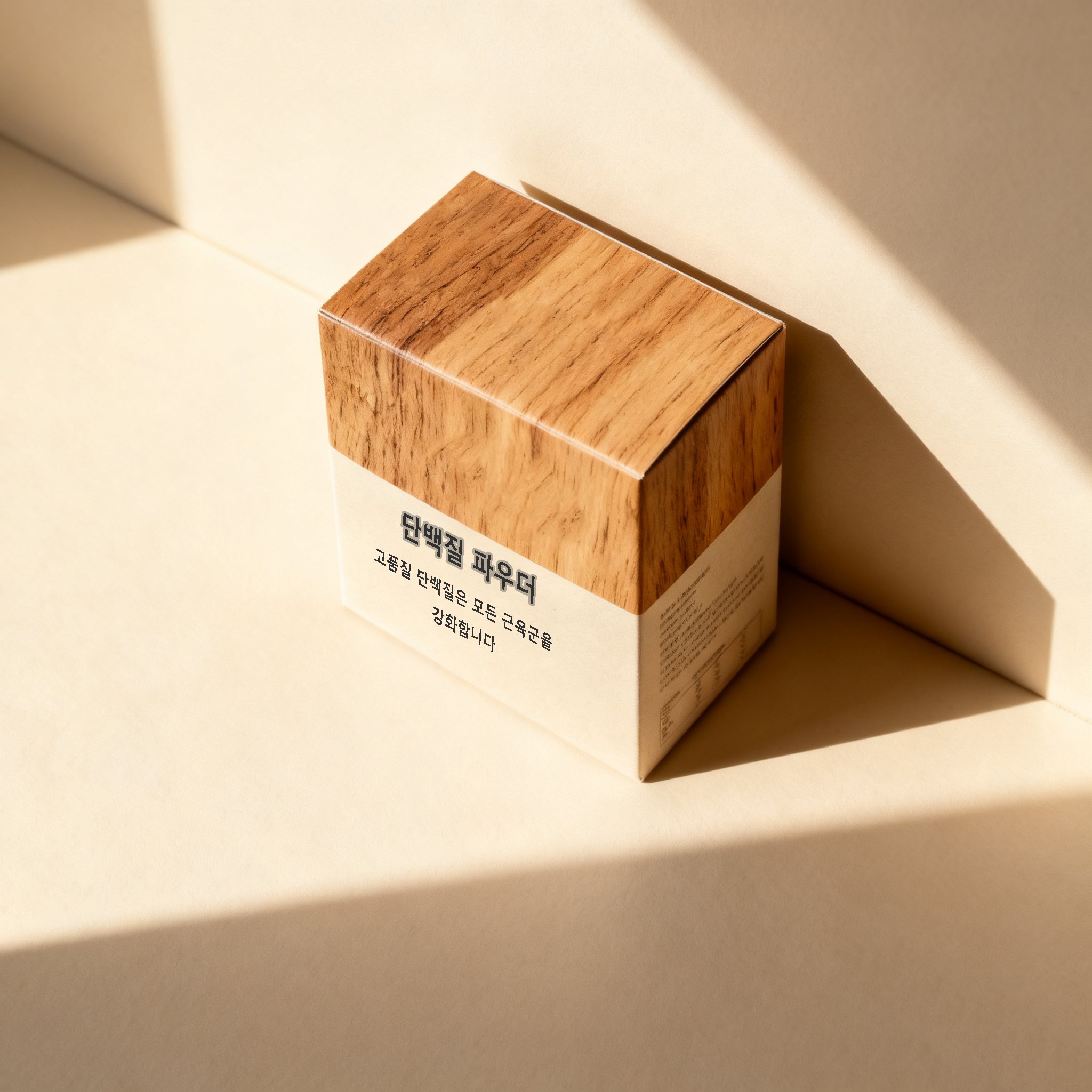 단백질 파우더 스틱 제품 박스 이미지