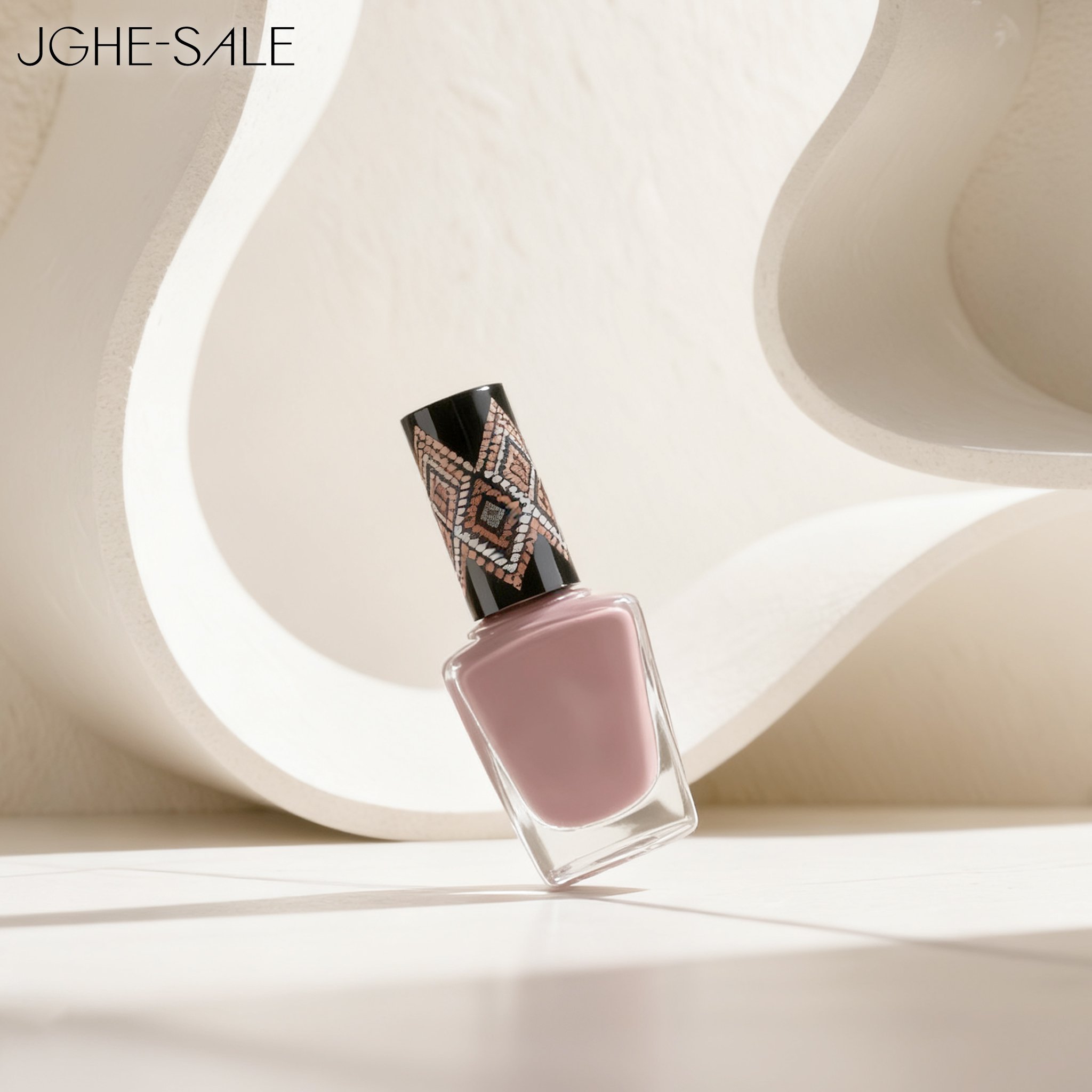 ยาทาเล็บสีชมพูพีช (แพ็ค 3 ชิ้น)