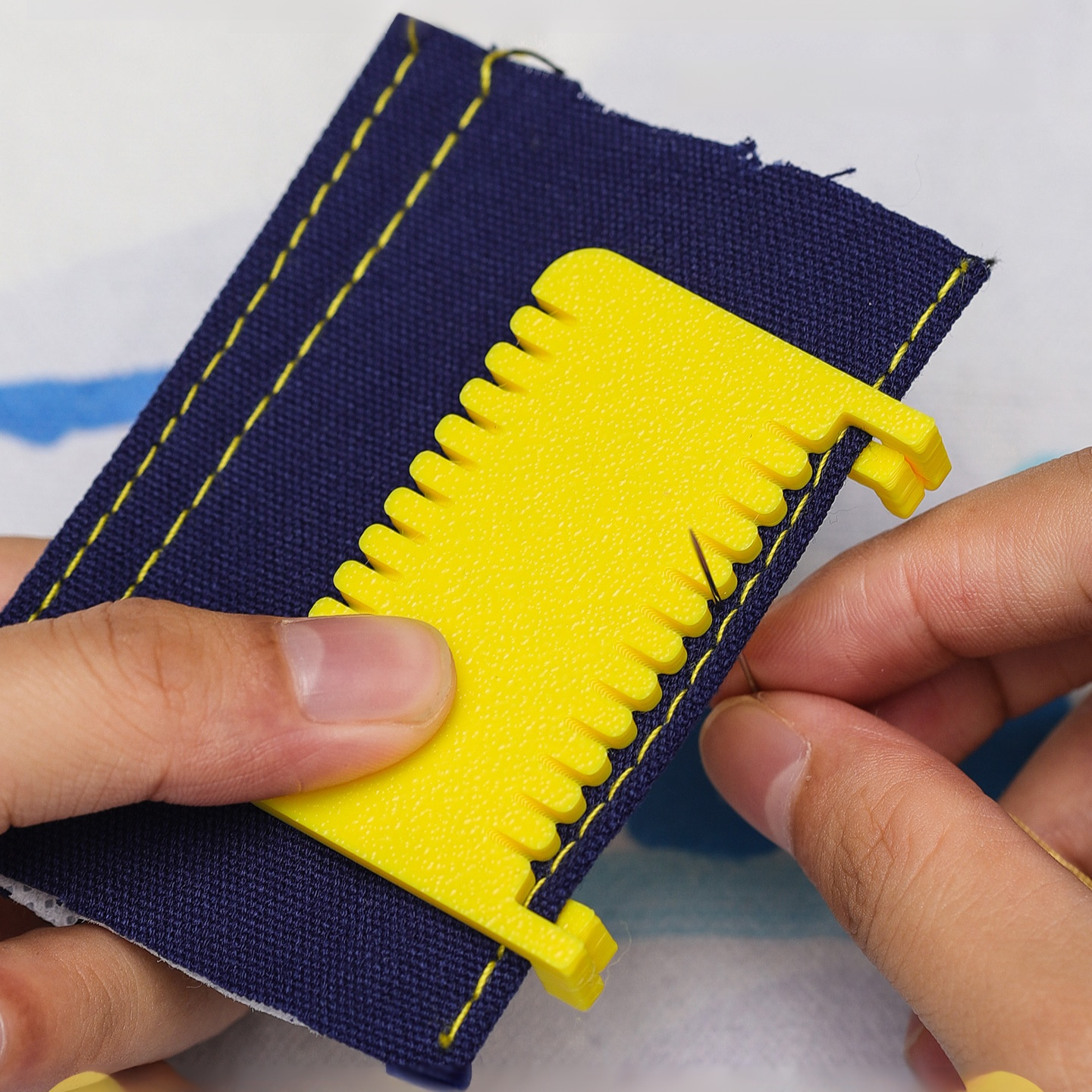 可調節合頁手工縫線鎖邊器縫紉尺